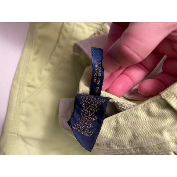 Polo lime green shorts blue & gold label size 2 - Picture 5 of 5